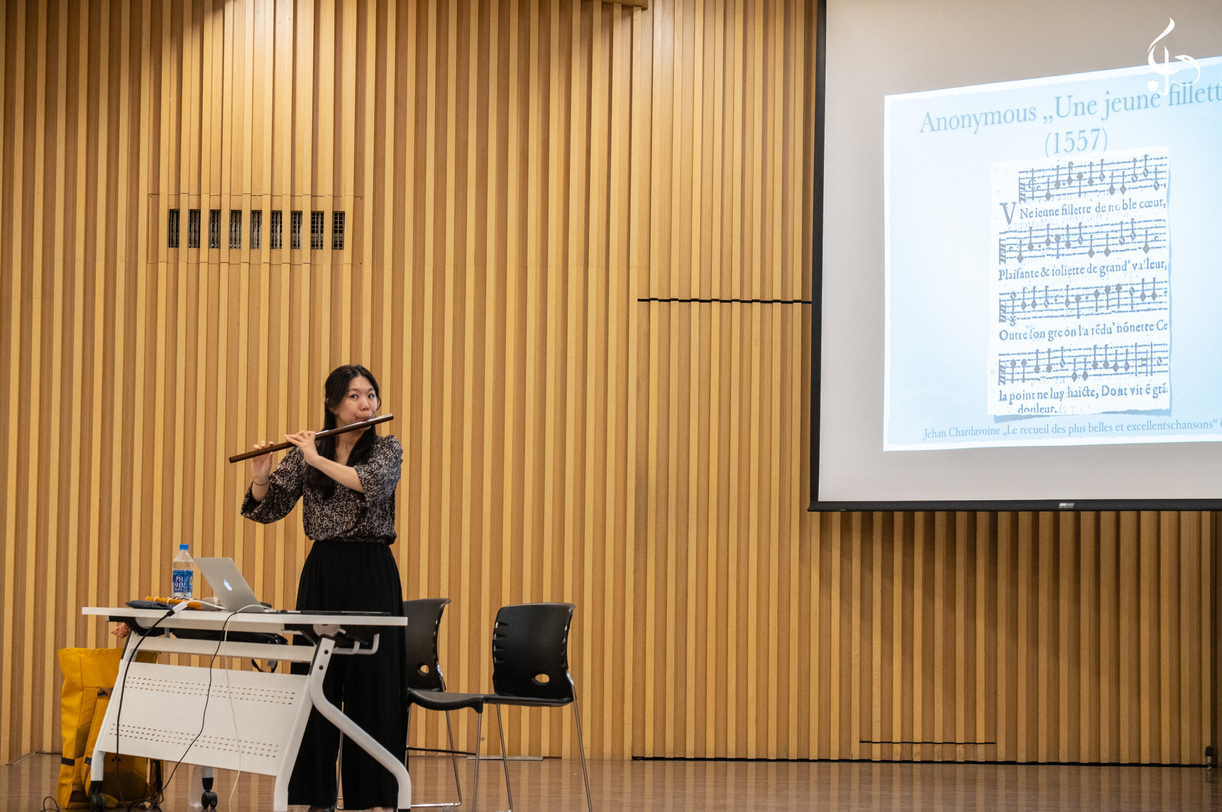 《花絮》2024.4.25 古長笛演奏家－馬鈺專題講座「木質的繾綣呢喃－從文藝復興到古典時期的古長笛風貌」